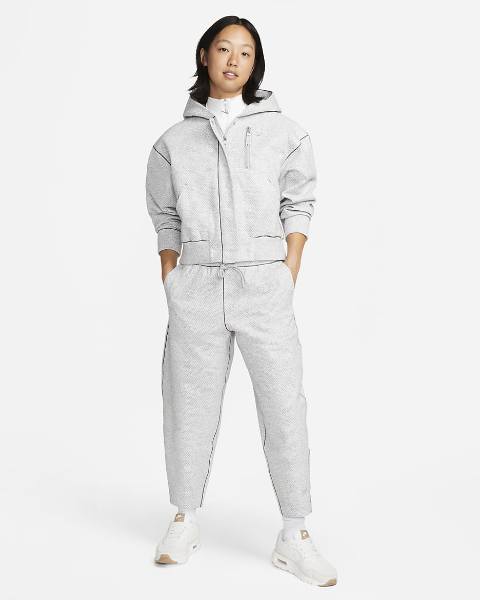 Nike grey bomber jacket sale